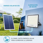 Luz solar LED para exteriores con sensor de movimiento