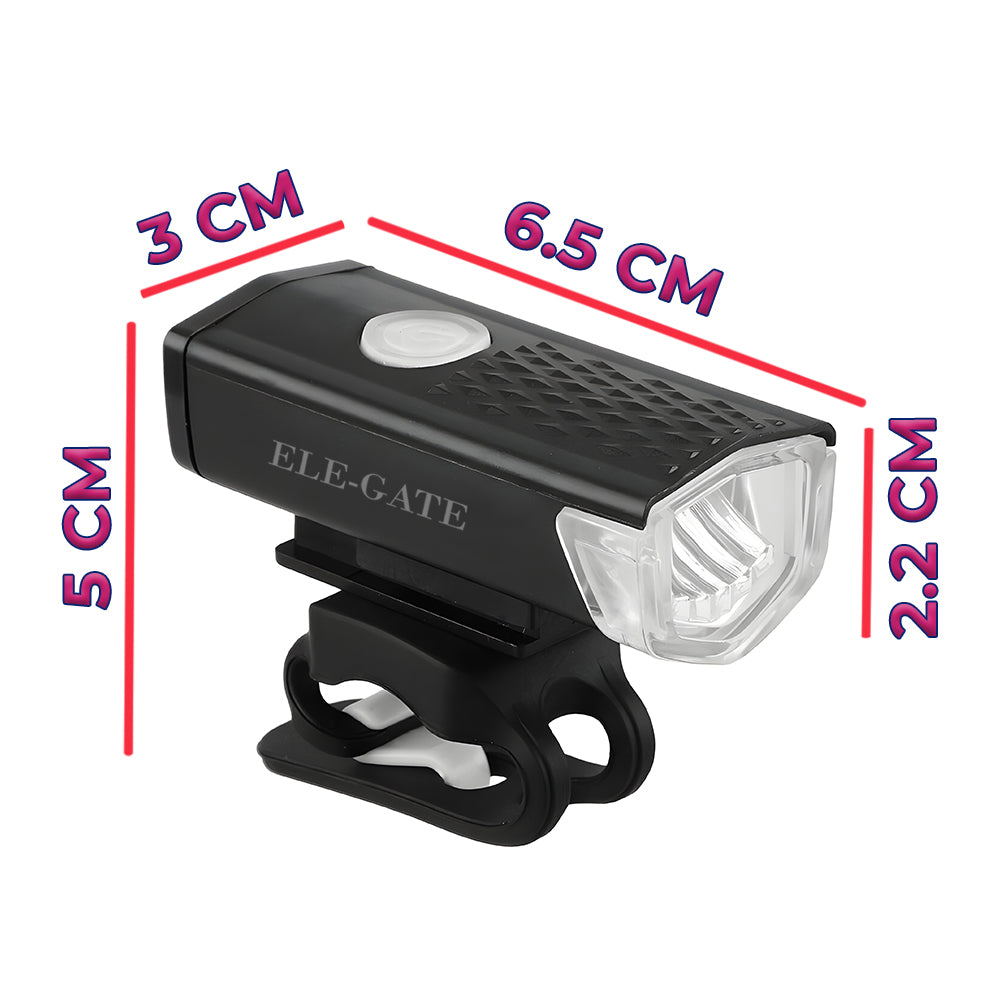 Luz LED recargable para bicicleta