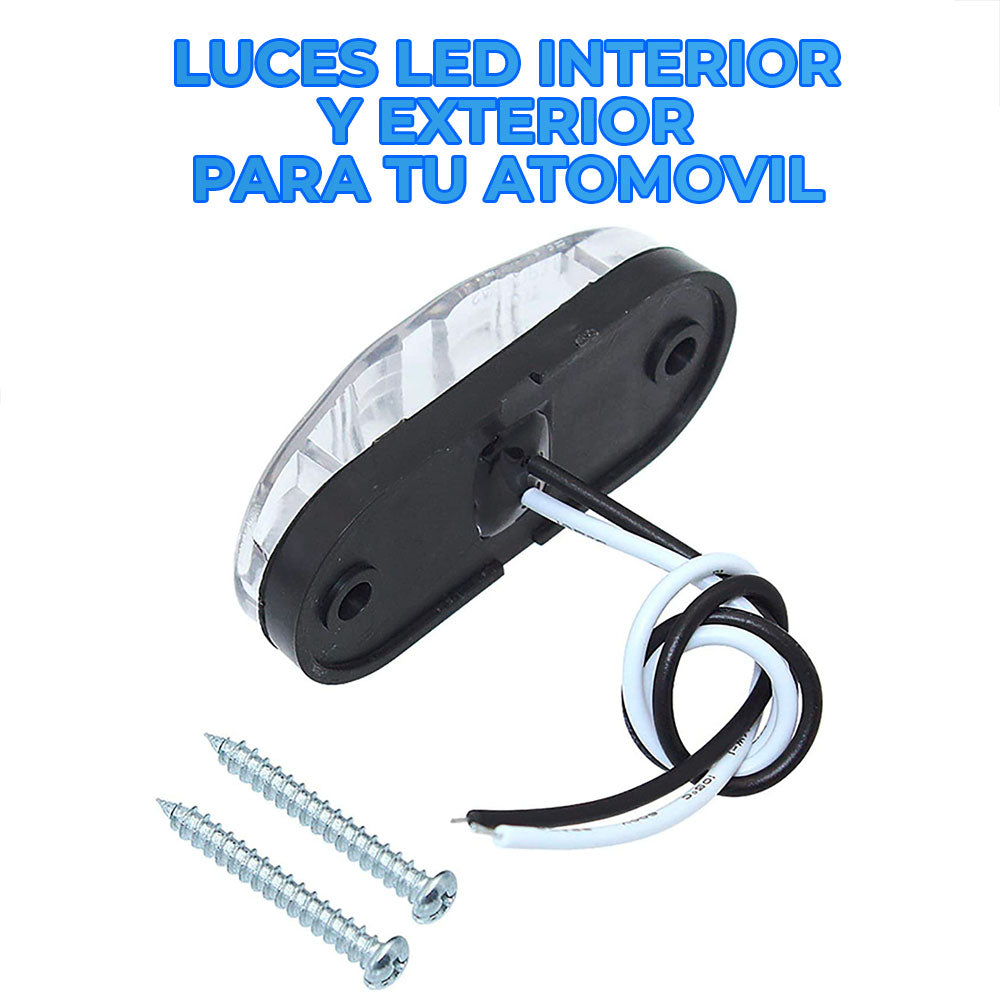 Luz LED ámbar de marcador para camión y remolque