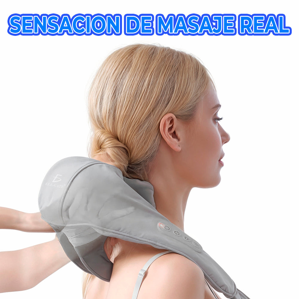 Masajeador eléctrico de cuello y hombros con calor