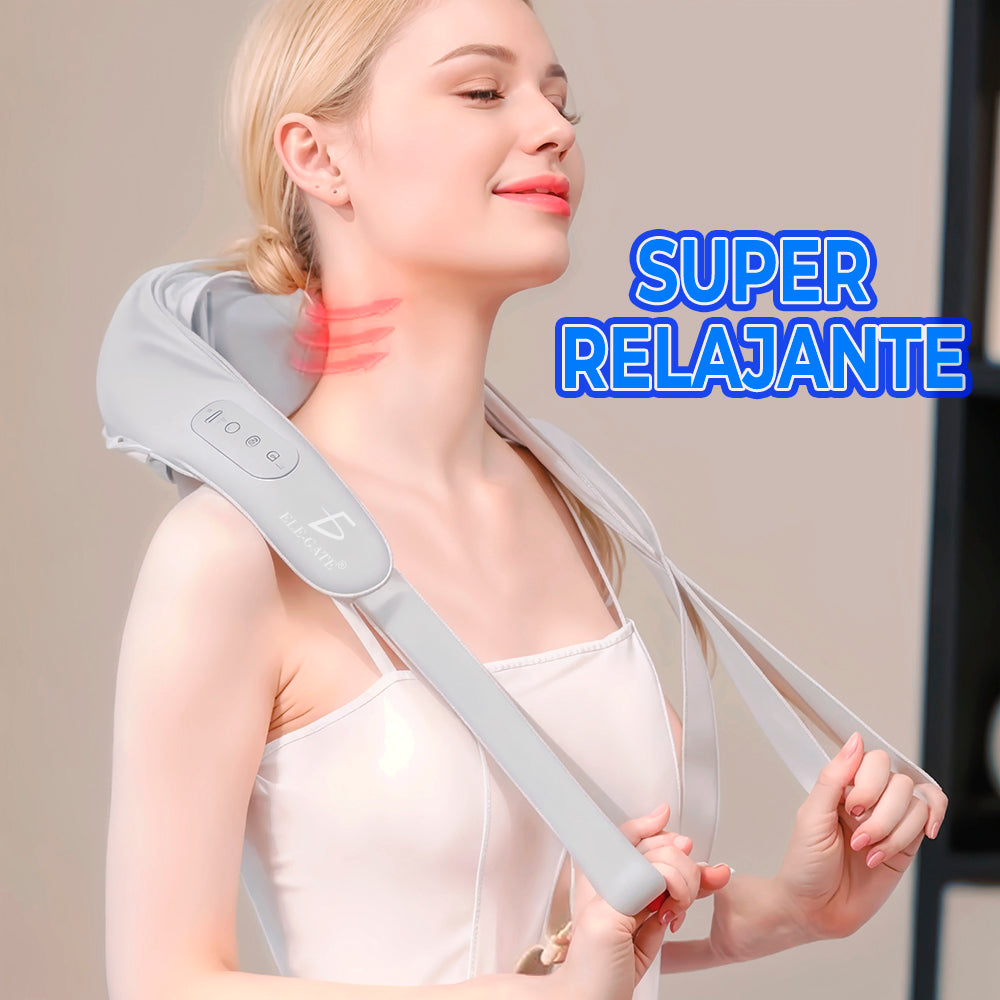 Masajeador eléctrico de cuello y hombros con calor