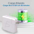 Cargador compatible con MacBook Air de 45W con conector MagSafe tipo L