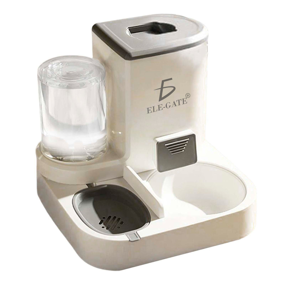Alimentador automático 2 en 1 de agua y croquetas