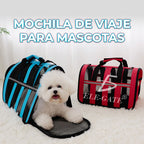 Transportador de nylon talla L para mascotas