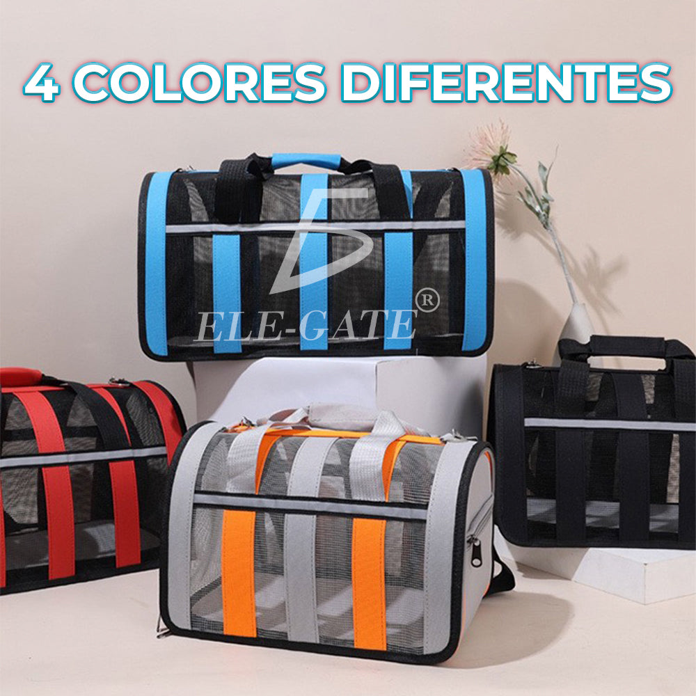 Transportador de nylon talla L para mascotas