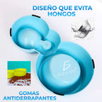 Dispensador doble comedero y bebedero para mascotas