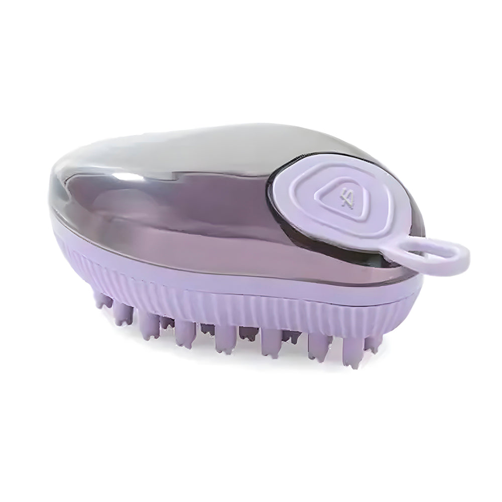 Cepillo de baño con jabonera para mascotas