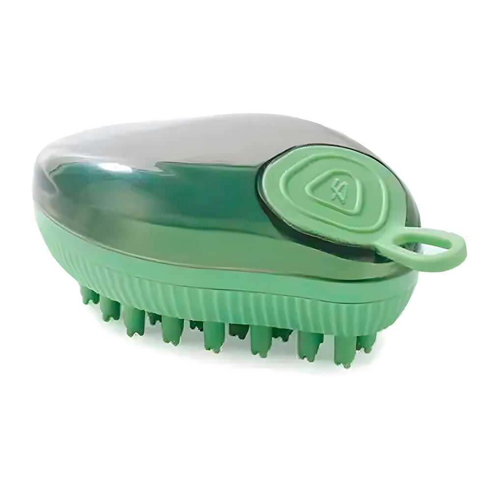 Cepillo de baño con jabonera para mascotas