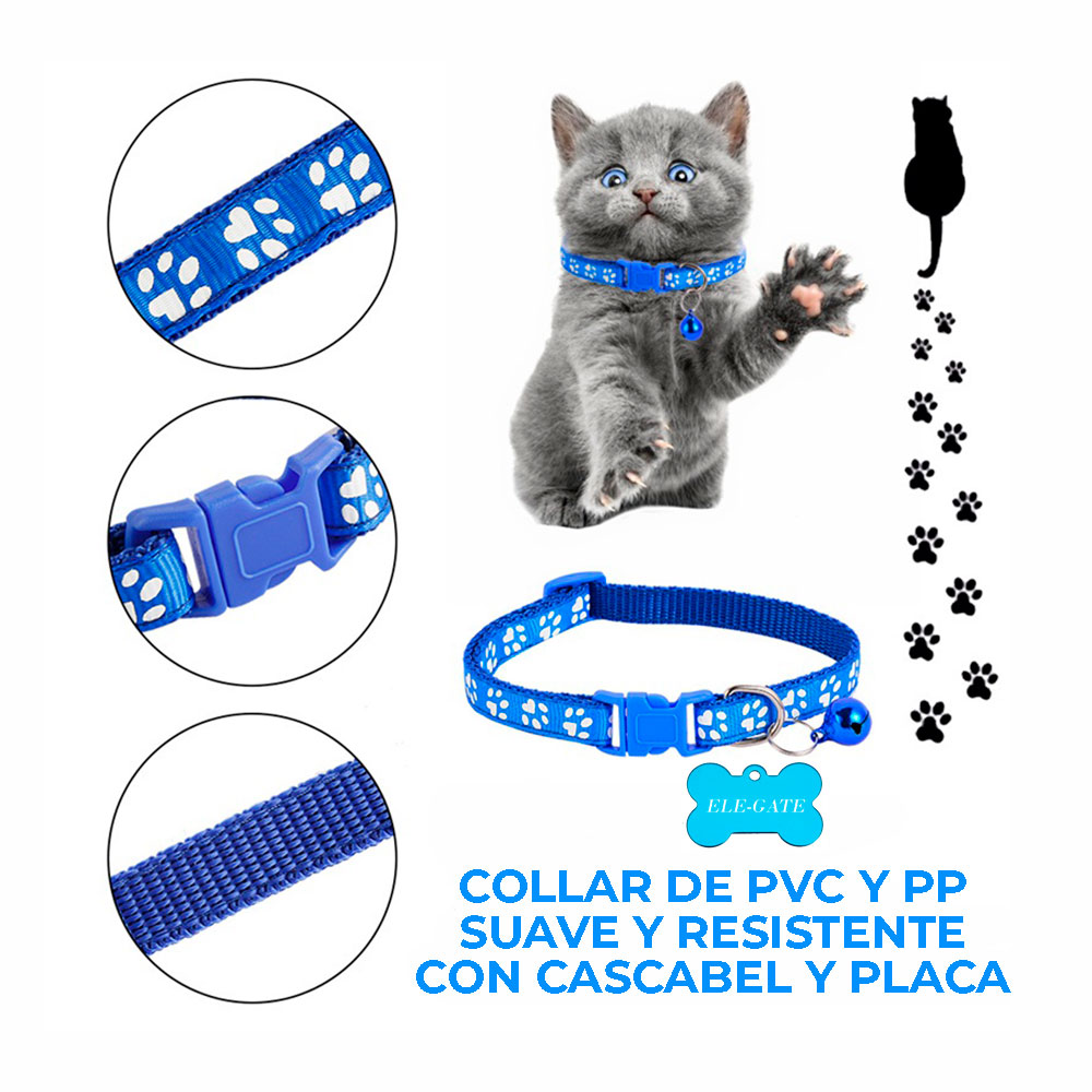 Collar reflejante de seguridad para mascotas