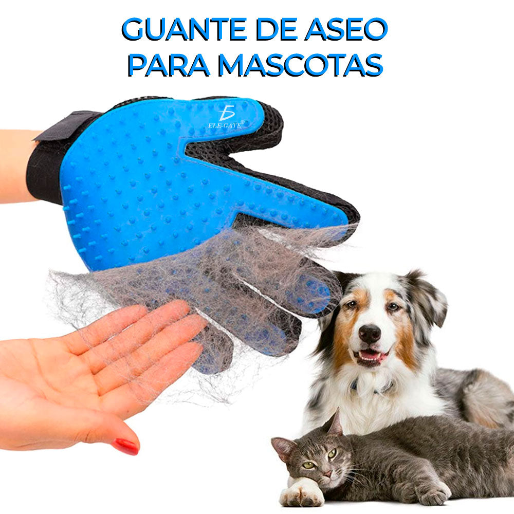 Guante quita pelo para mascotas