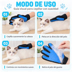 Guante quita pelo para mascotas