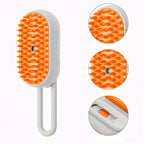Cepillo con vaporizador USB para mascotas