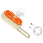 Cepillo con vaporizador USB para mascotas