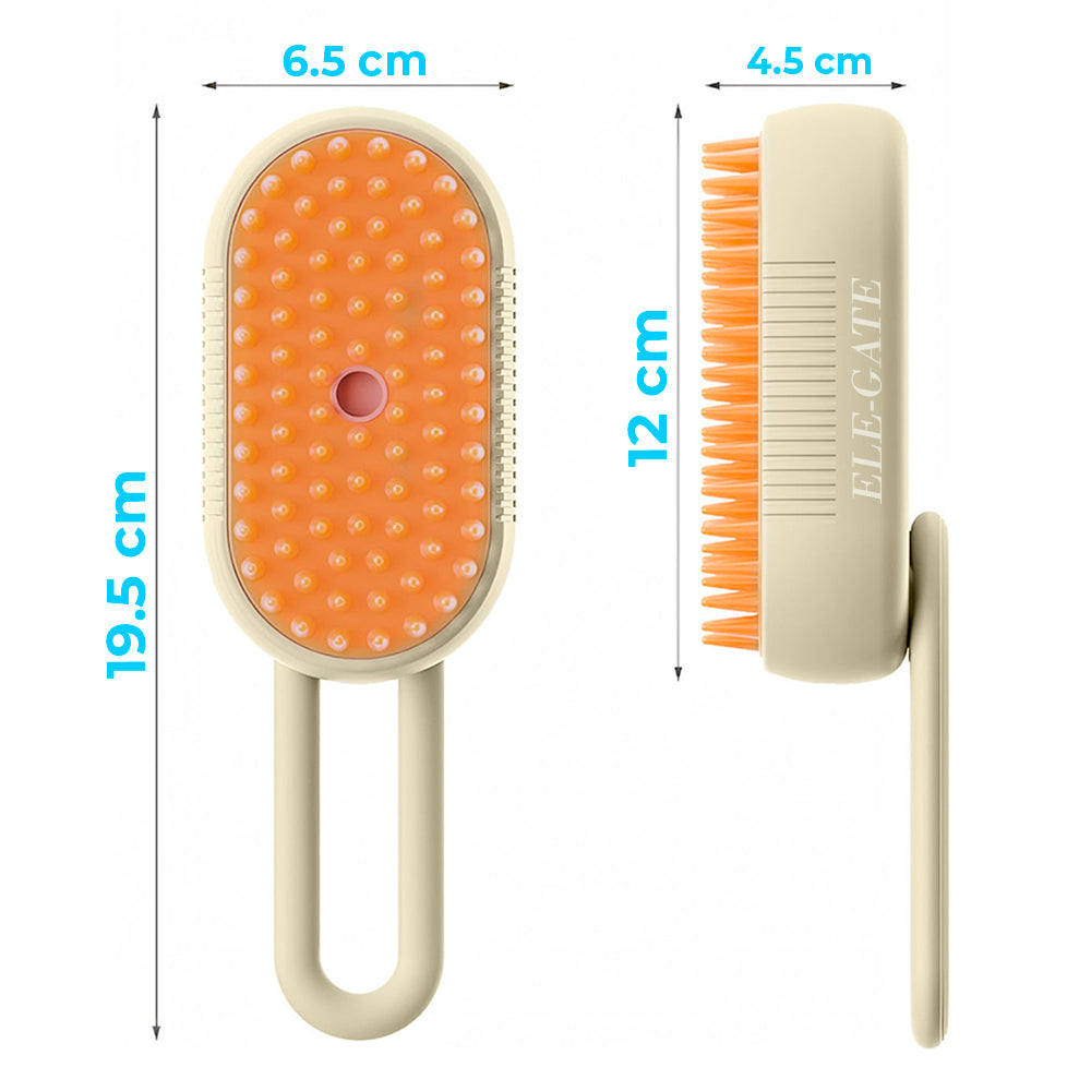 Cepillo con vaporizador USB para mascotas