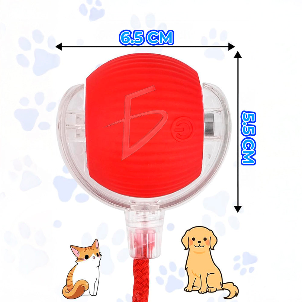 Pelota interactiva automática para perros y gatos