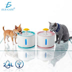 Fuente bebedero automática de 2.4 L para gatos y perros