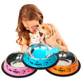 Cuenco de acero inoxidable para mascotas