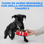 Cuenco de acero inoxidable para mascotas
