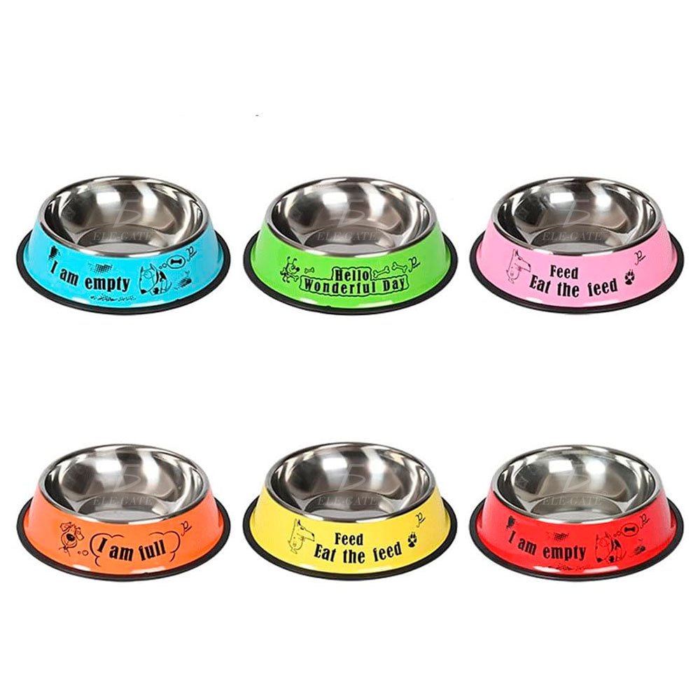 Cuenco de acero inoxidable para mascotas