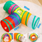 Set de 22 juguetes para gatos con túnel y ratones