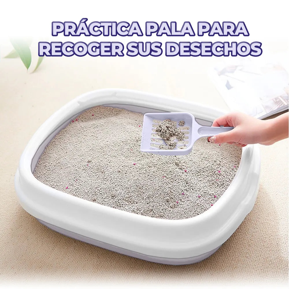 Arenero Plástico para Gatos con Pala — imagen 3