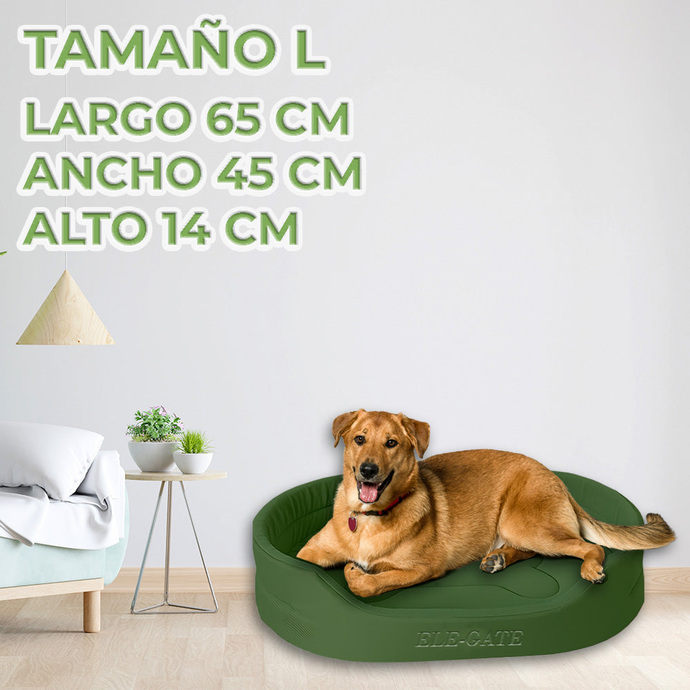 Cama grande impermeable para perro