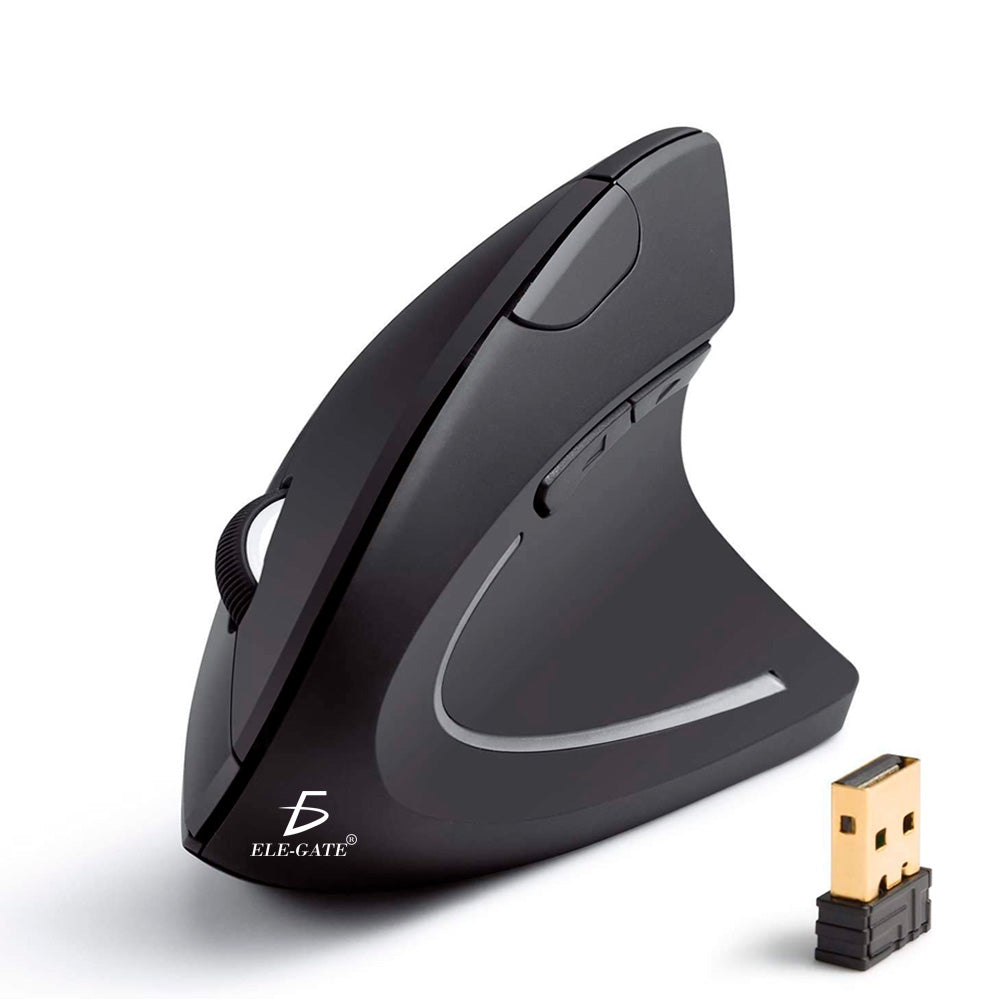 Mouse vertical inalámbrico ergonómico