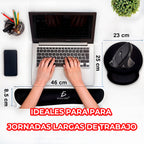 Kit de mouse vertical, mouse pad y almohadilla para teclado