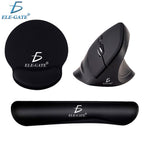 Kit de mouse vertical, mouse pad y almohadilla para teclado