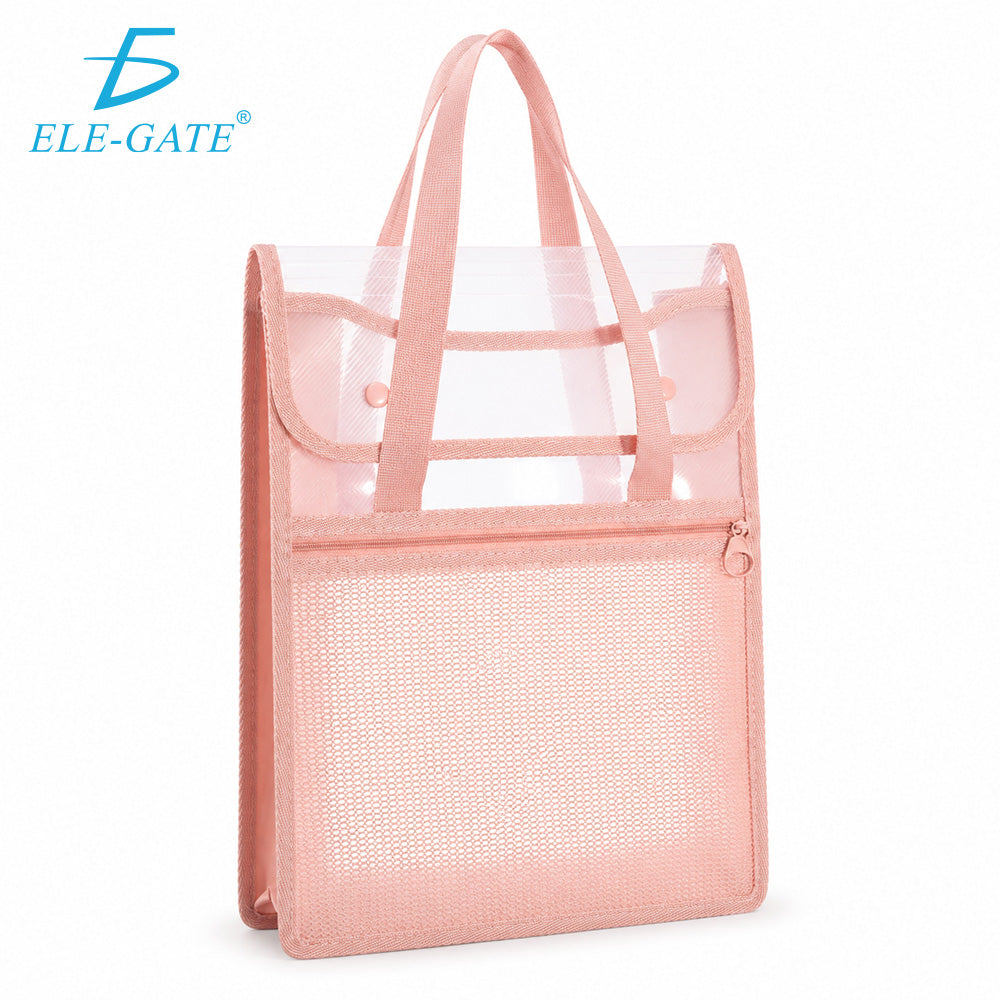 Bolsa organizadora transparente con asas