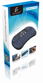 Mini teclado inalámbrico con touchpad