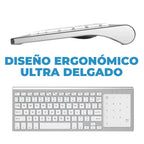 Teclado Bluetooth 2.4G con Touchpad y Teclado Numérico