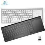 Teclado inalámbrico con touchpad y teclado numérico