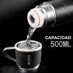 Termo de acero inoxidable con tazas