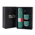 Termo de acero inoxidable con tazas