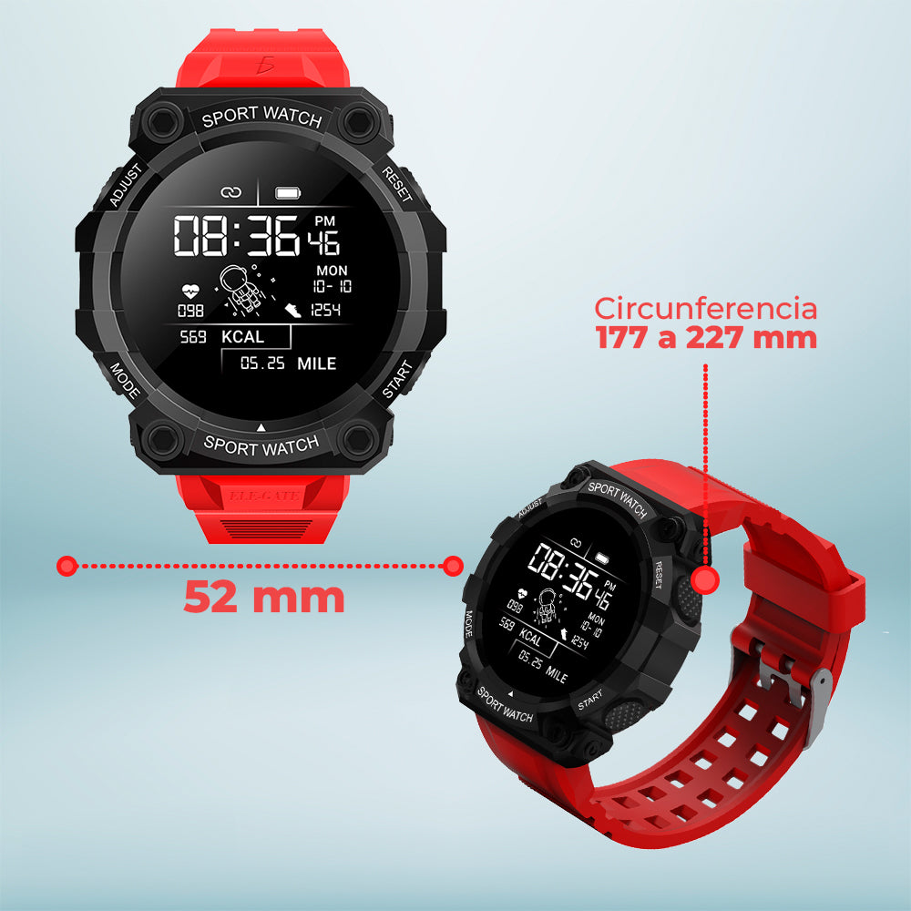 Smartwatch deportivo de pantalla redonda