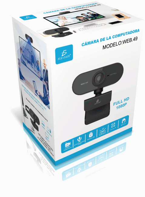 Webcam USB 1080p con micrófono