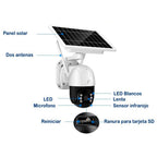 Cámara domo solar 4G
