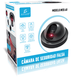 Cámara domo simulada con luz LED roja