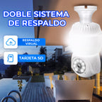 Foco LED inteligente con cámara WiFi 1080p
