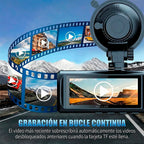 Cámara para Auto 4K de 3 Canales con GPS y WiFi 5GHz