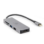 Hub USB-C con HDMI, USB, SD y microSD