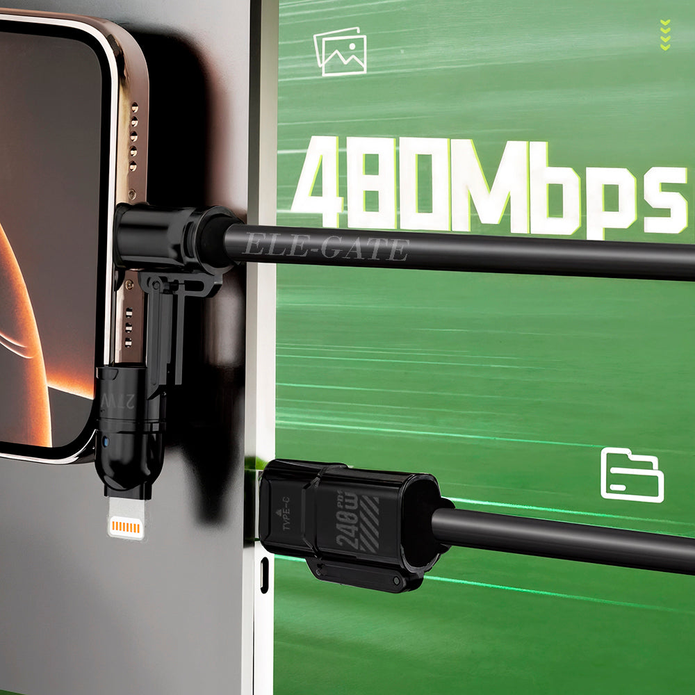 Cable de carga en espiral para coche