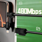 Cable de carga en espiral para coche