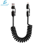 Cable de carga en espiral para coche