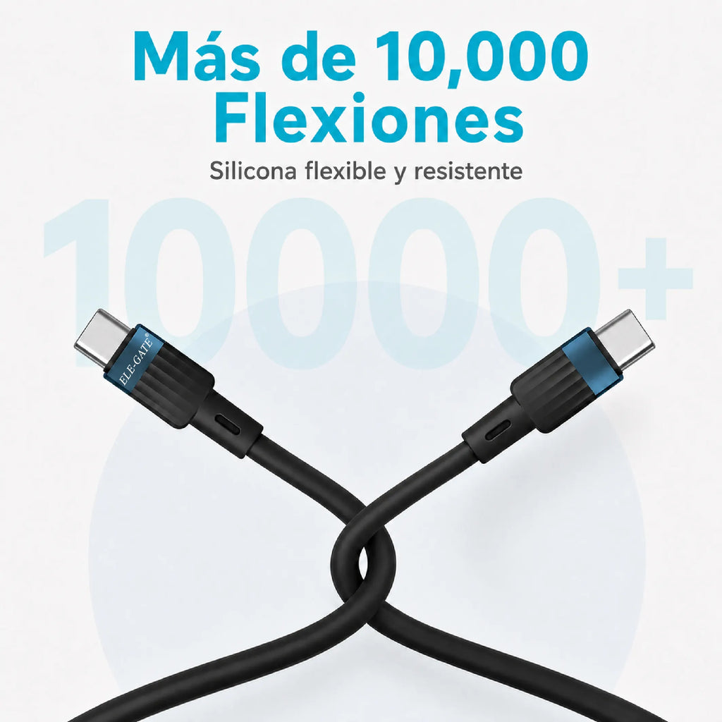 Cable USB-C 60W — resistencia