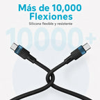 Cable USB-C 60W — resistencia