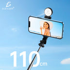 Trípode plegable con control remoto para celular
