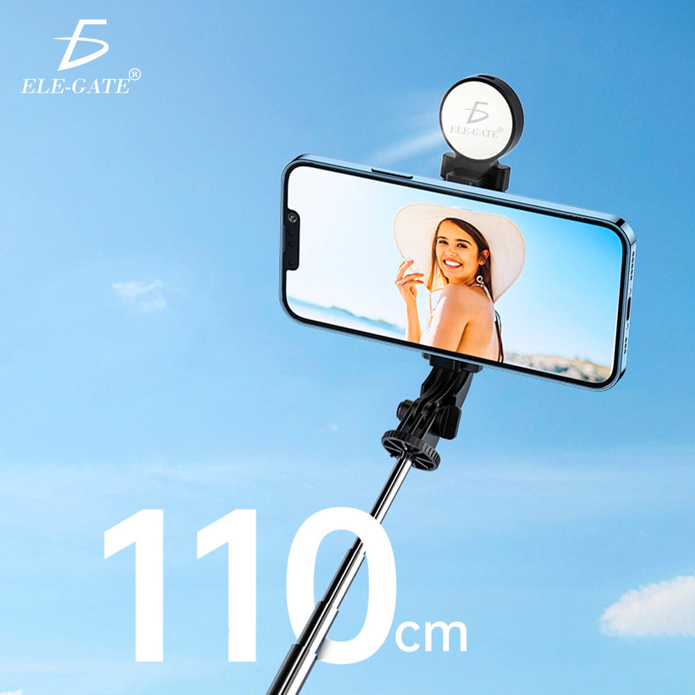 Trípode plegable con control remoto para celular