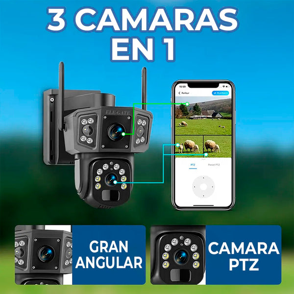Cámara Solar 4G 3MP HD Exterior